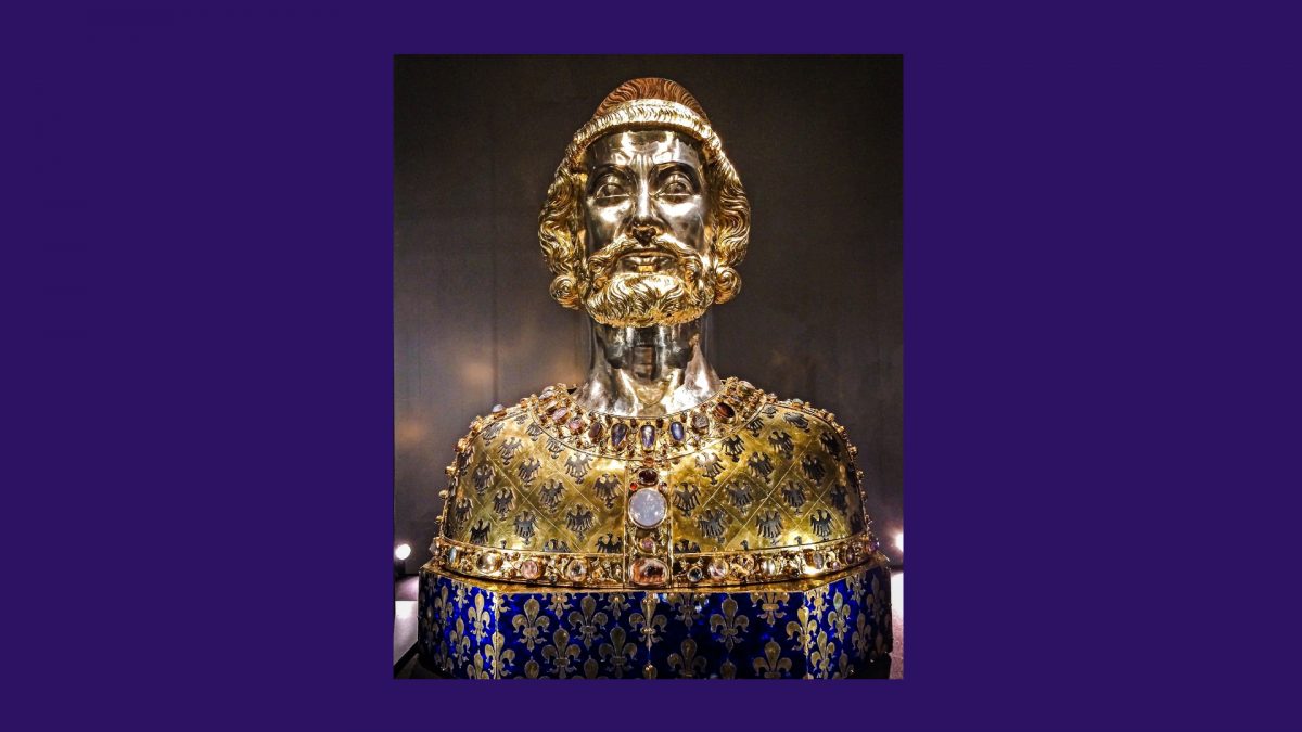 charlemagne 1200x675 - Le reliquaire de Charlemagne, patriarche d'Europe